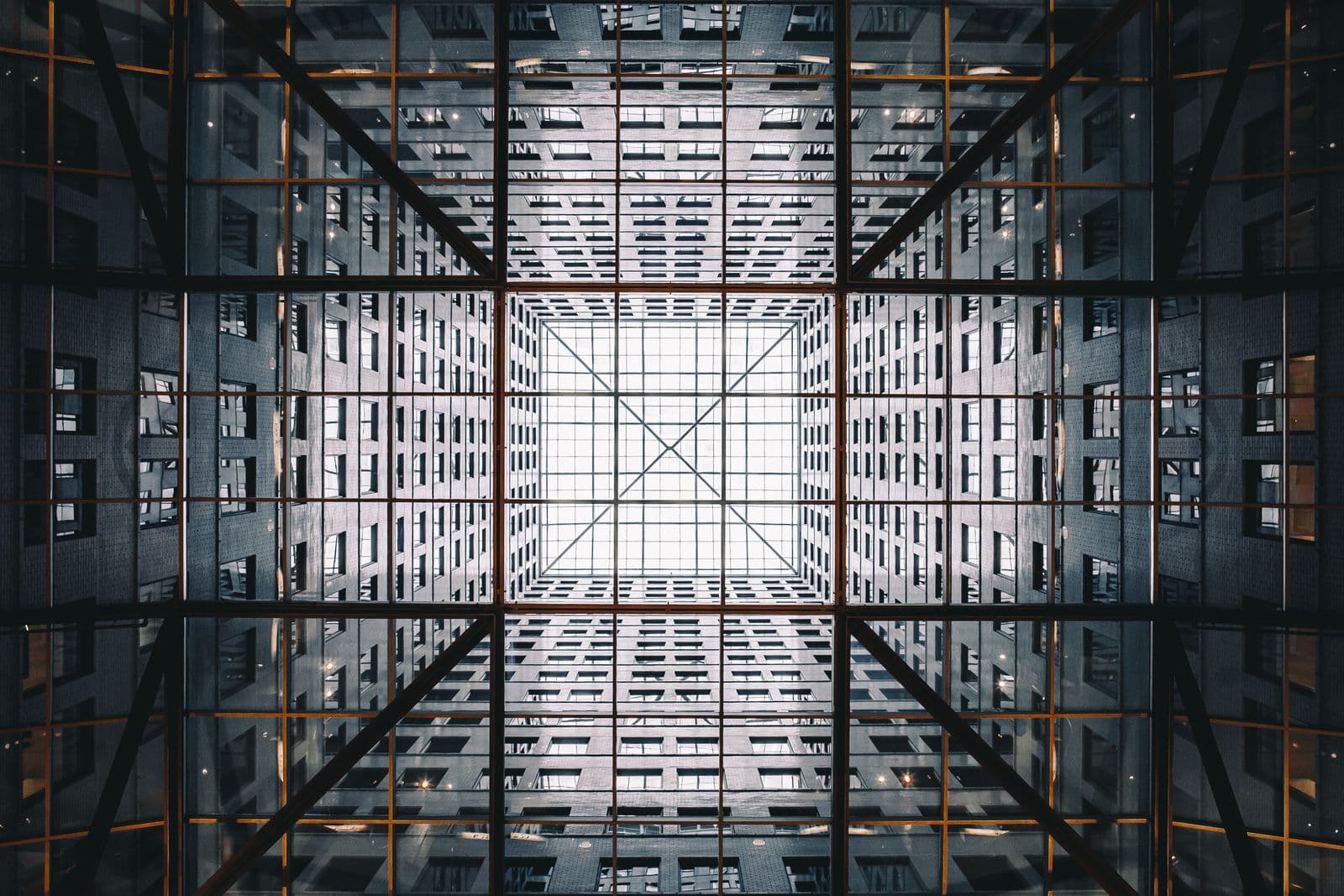 Abstract architectural detail with geometric lines.